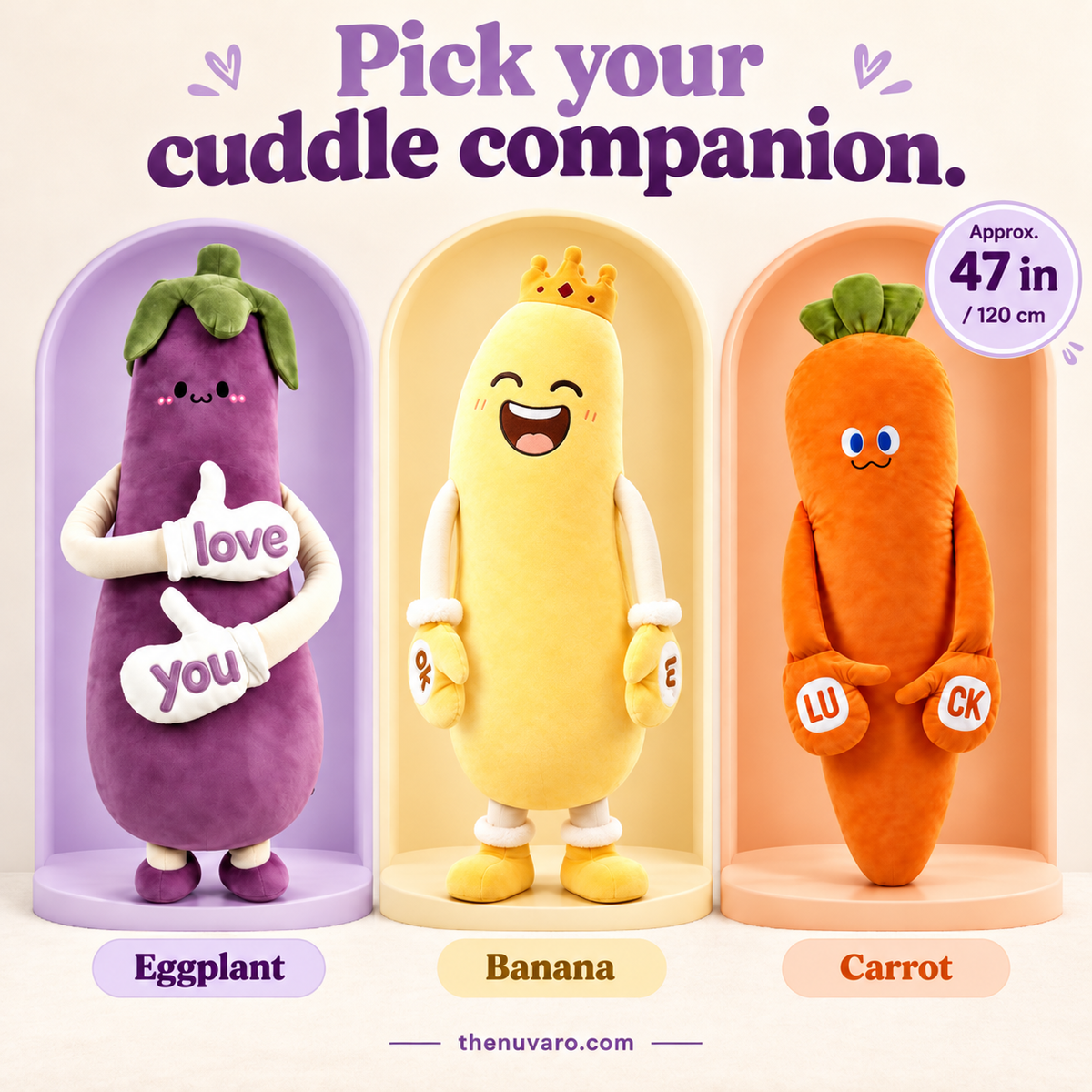 Long-Arm Hugging Plush Pillow ❤️ – Soft Cuddle Buddy
