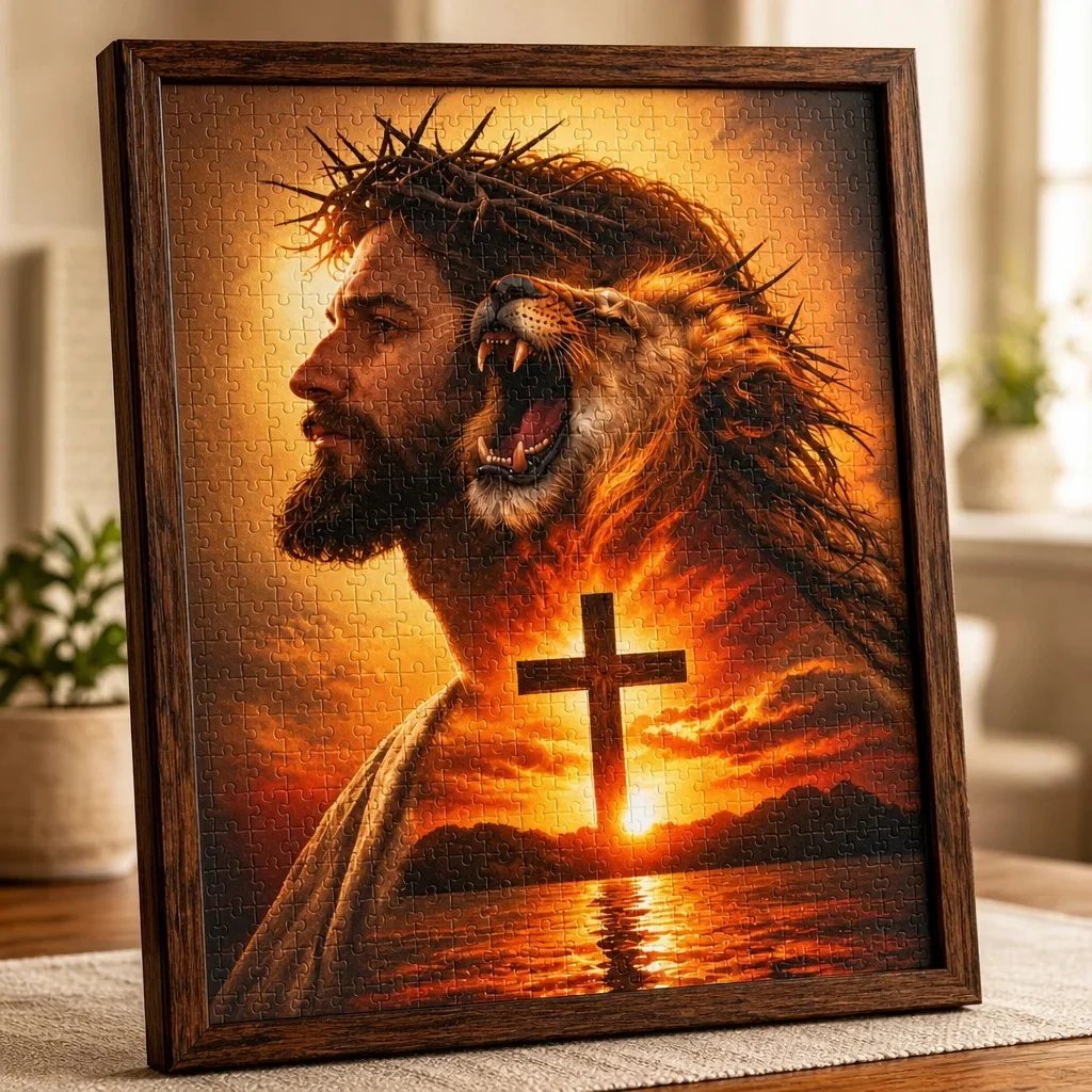 👑✝️ He Reigns — DIY Christian Jigsaw Puzzle(📦Buy 2 Free Shipping)