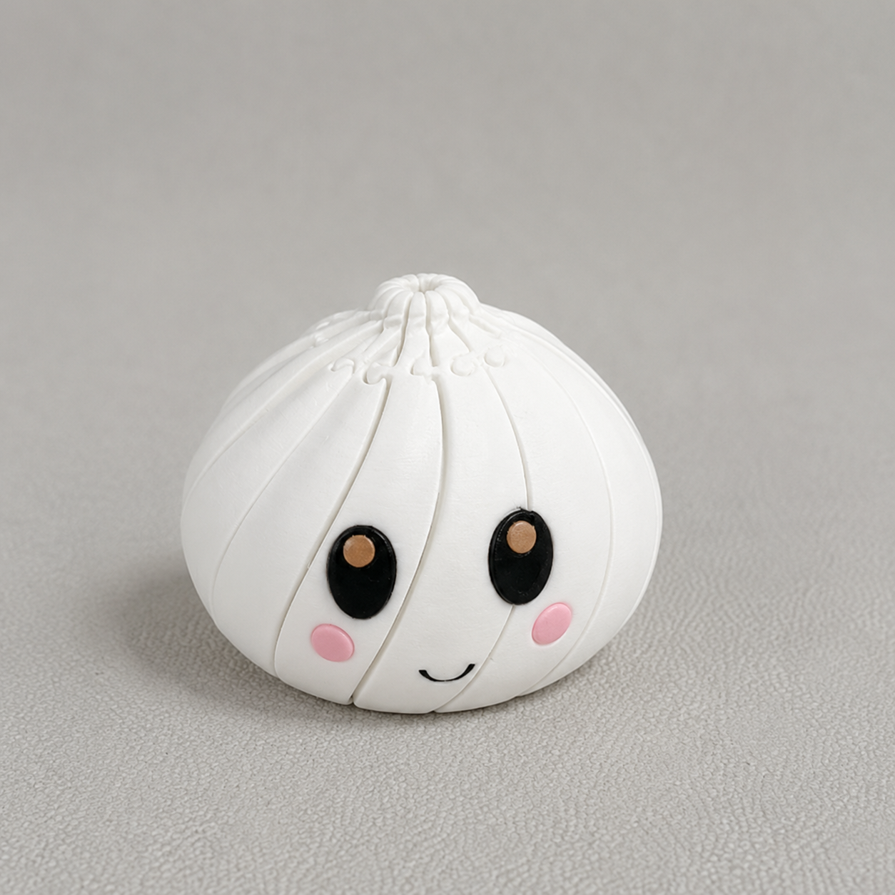 🌀 3D Printed Telescopic Fidget Dumpling - Cute Kawaii Collapsible Spiral Desk Toy & Stress Reliever