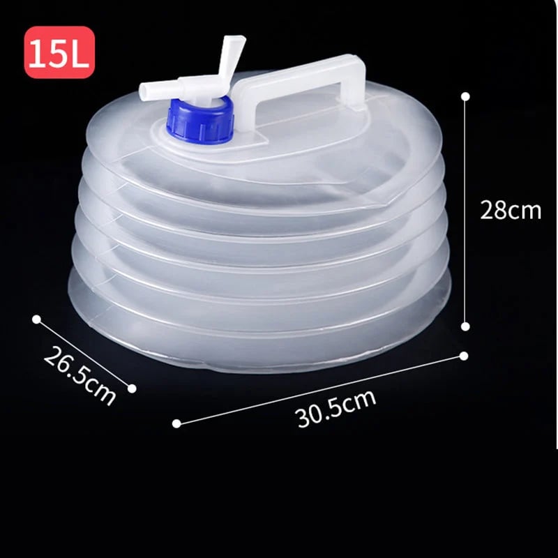 💧🏕️ Collapsible Water Container with Spigot – Easy Storage, Ready When You Need It
