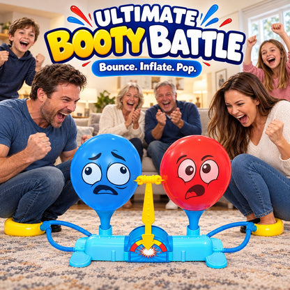 🎈 Rump Race Balloon-Popping Game – Hilarious Family Party Challenge