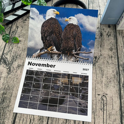 2027 Jackie & Shadow Soaring Eagles Wall Calendar 🦅 Stunning Wildlife Photography, 1-Count