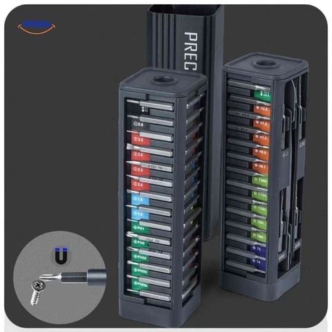 🔧 52-Piece Rechargeable Mini Electric Screwdriver Kit with Magnetic Precision Bits for Electronics Repair