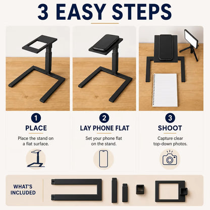 🔥📱 Overhead Phone Camera Stand – Hands-Free Filming Made Easy