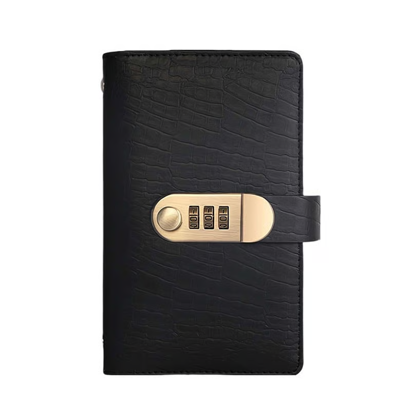 🔒 Lockable Savings Notebook – Cash Organizer for Savings Goals