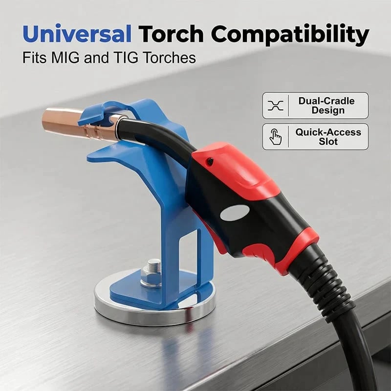 Magnetic Welding Torch Rest 🧲 – TIG/MIG Holder Stand for Convenient Positioning