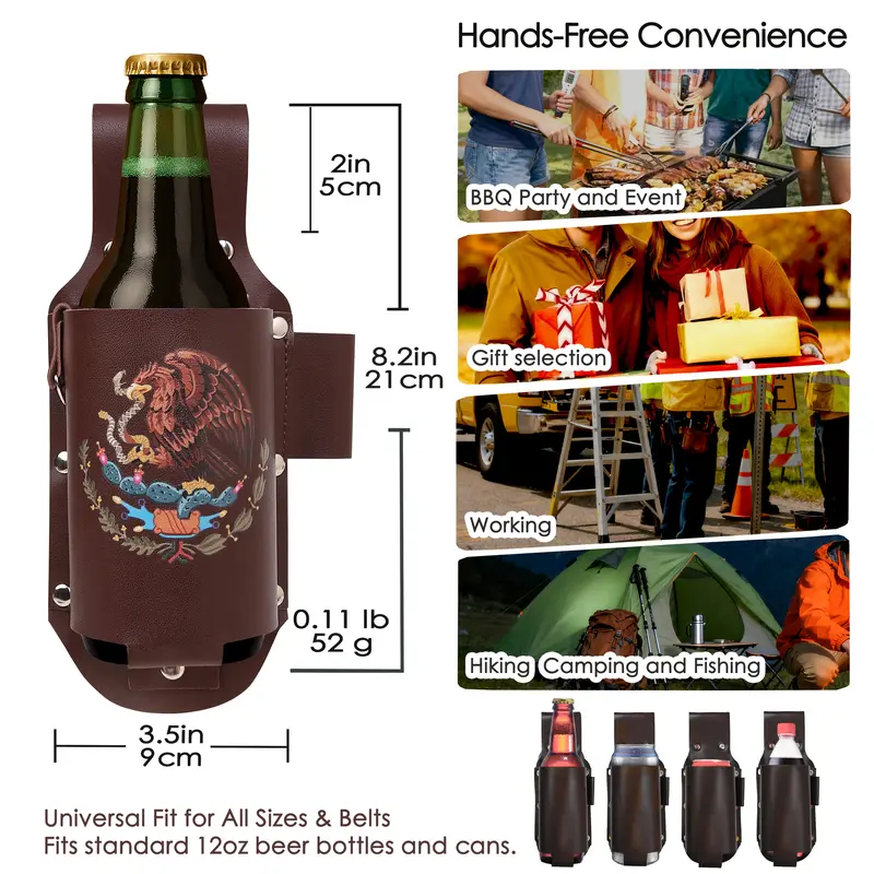 🎁Last day 49% OFF🔥Leather Belt Bottle Holster