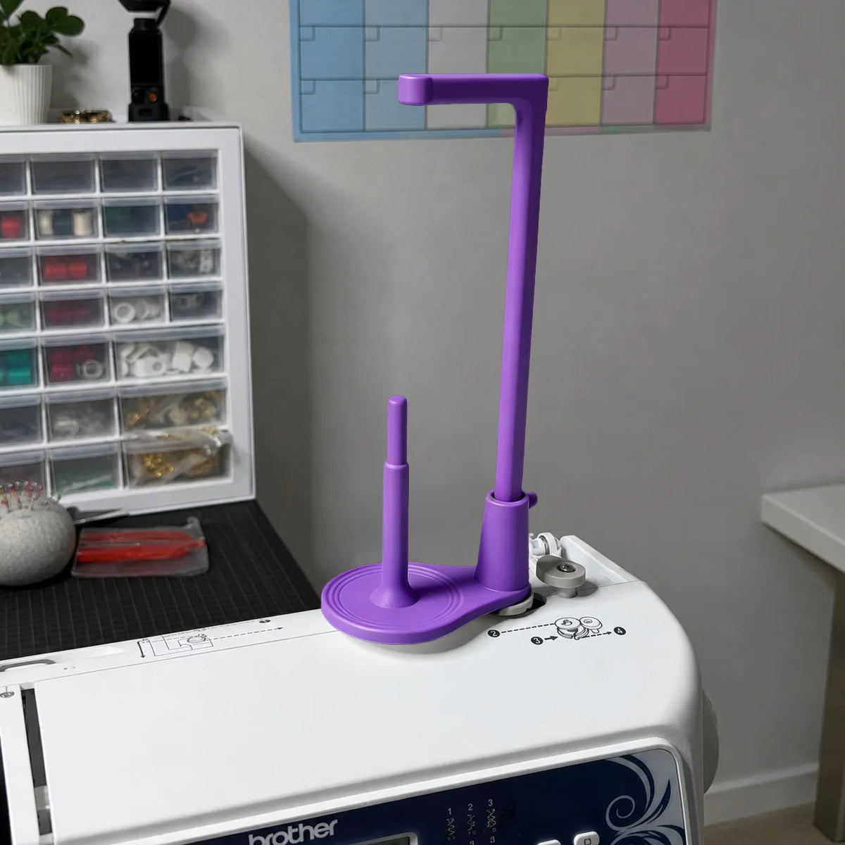 High-Capacity Sewing Thread Stand 🧵 – Convenient Spool Holder for Crafting