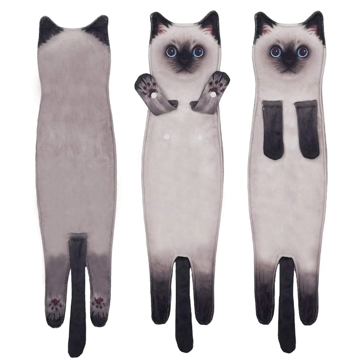 🐈 Ginger Cat Hand Towel – Funny Christmas Bathroom Accent