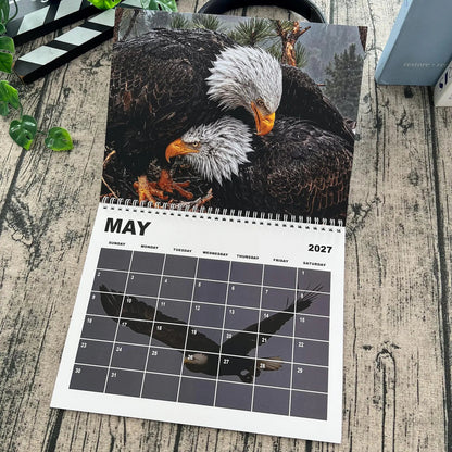2027 Jackie & Shadow Soaring Eagles Wall Calendar 🦅 Stunning Wildlife Photography, 1-Count
