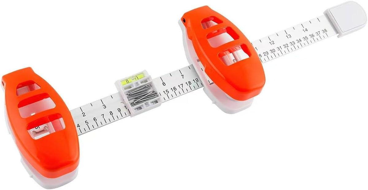 3-in-1 Frame Hanging Helper 🖼️ – Built-In Level, Ruler & 14 Nails