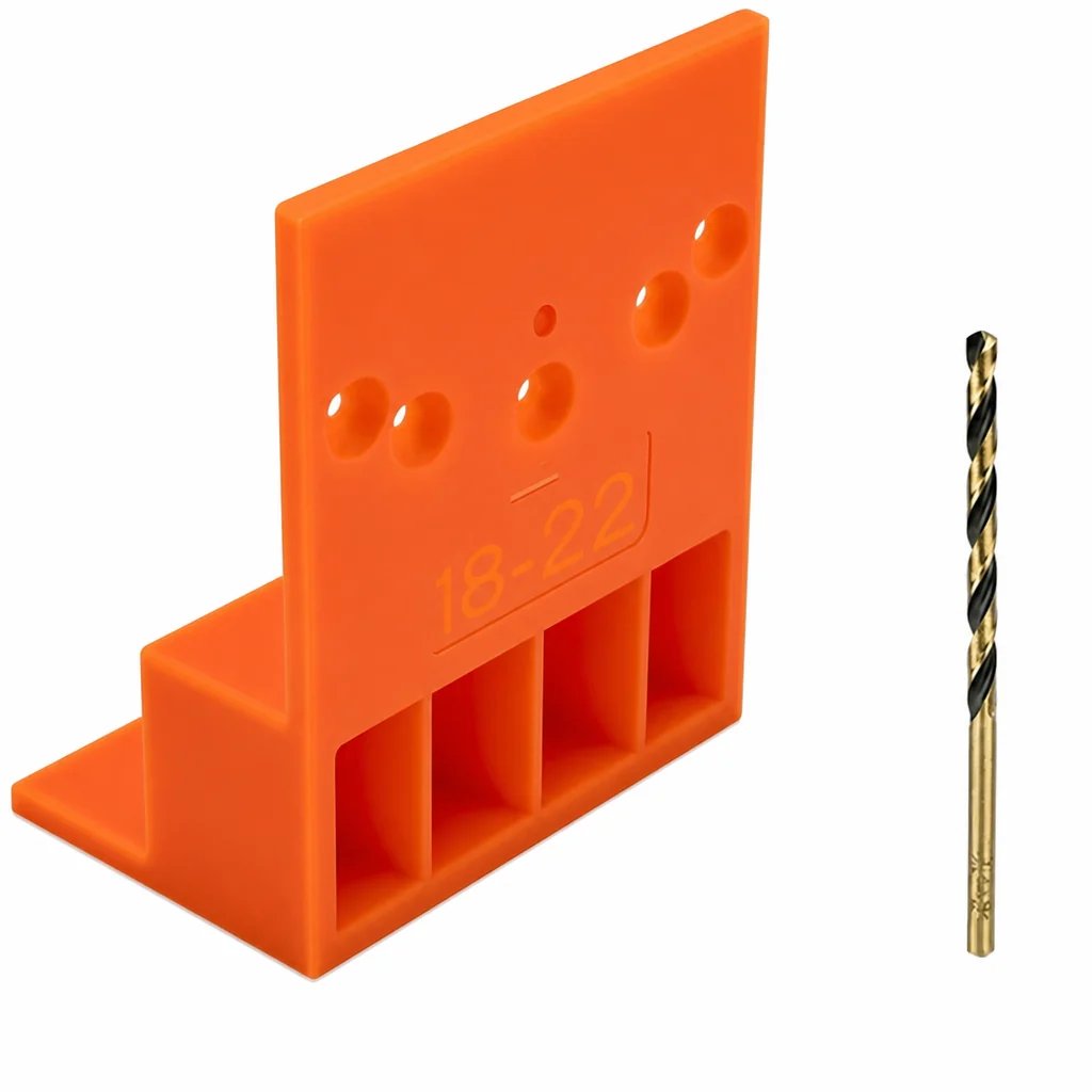 🎉📢BUY 1 GET 1 FREE !! ⏰Wardrobe Cabinet Side Filler Panel Installation Locator and Stepped Positioning Plate for Precise Hole Alignment