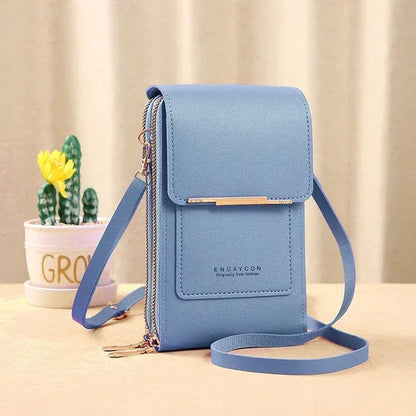 💗 Light Pink Leather Anti-Theft Bag for Secure Everyday Carry 🔒