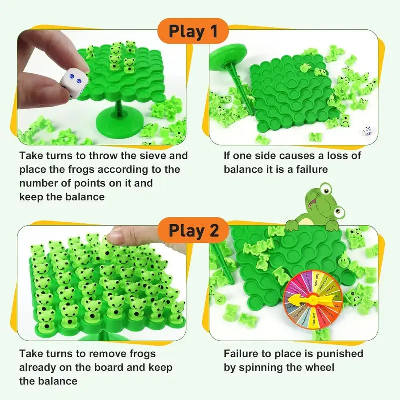 Frog Balancing Game 🐸 – Fun Family Challenge for Kids