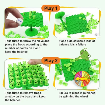 Frog Balancing Game 🐸 – Fun Family Challenge for Kids