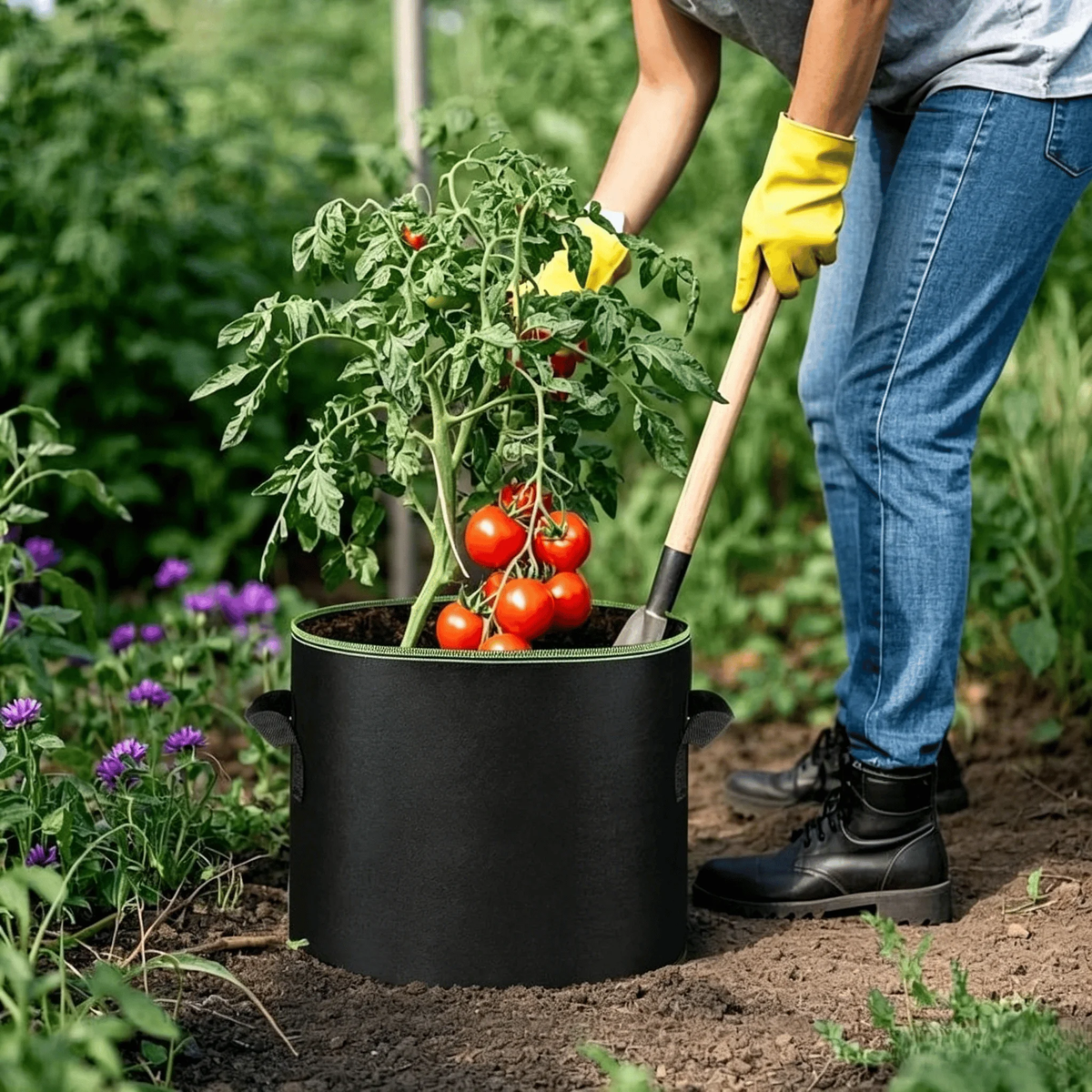 🌱5-Pack 5 Gallon Grow Bags