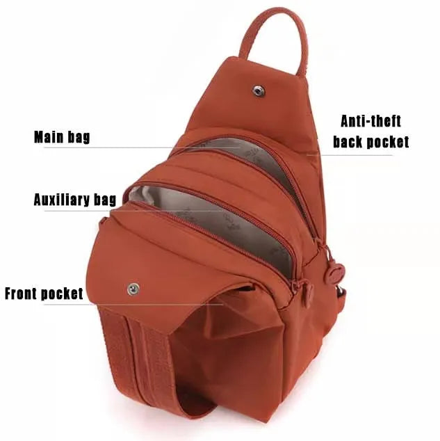 2026 Premium 3-in-1 Secure Travel Tote 🎒 Convertible Carryall with Anti-Theft Design - Orange