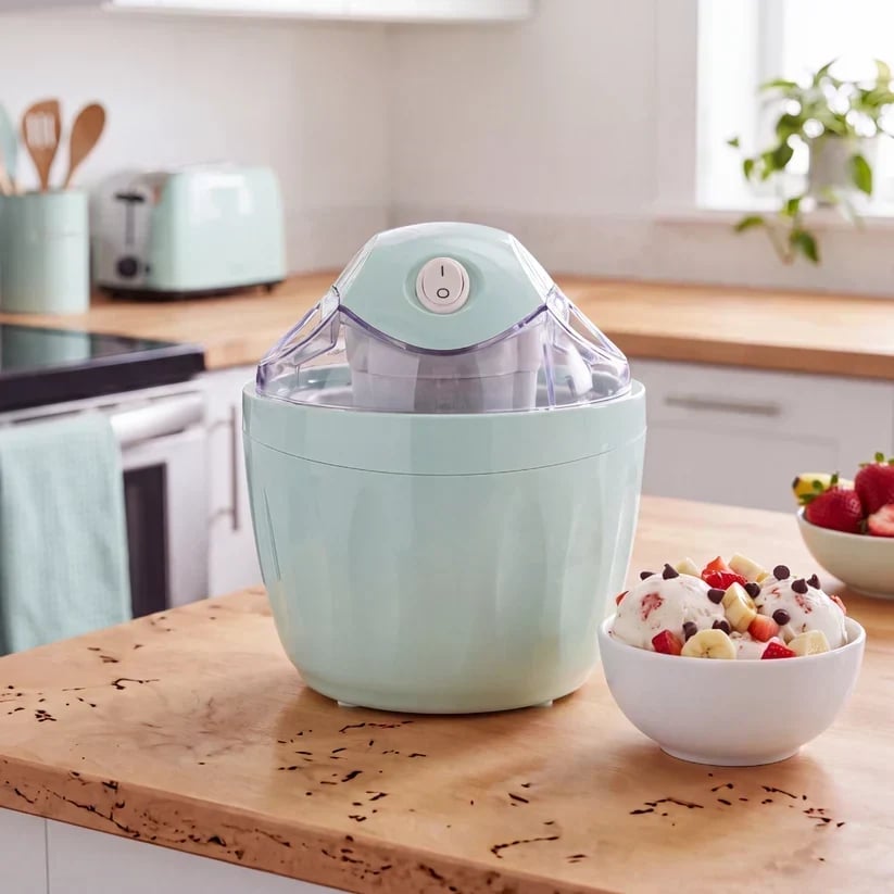 🍦 Personal Ice Cream Maker – Mini Frozen Dessert Machine for Homemade Treats