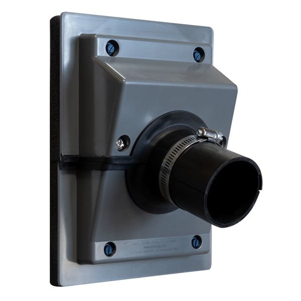 🛠️ HVAC Wall Line Set Cover – White Sealing & Insulation Kit