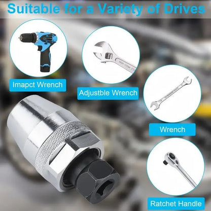 Heavy Duty 6–13mm Bolt Extractor Socket Set for Removing Broken and Stripped Fasteners 🔧