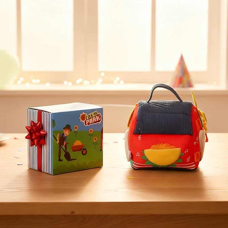 50% OFF 🐮 Interactive Plush Farmhouse Playset – Soft & Playful Farm Fun for Kids