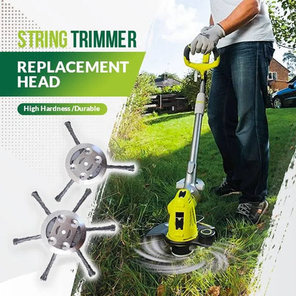 6-Inch Steel Wire Trimmer Head 🌿 – Heavy-Duty Brush Cutter