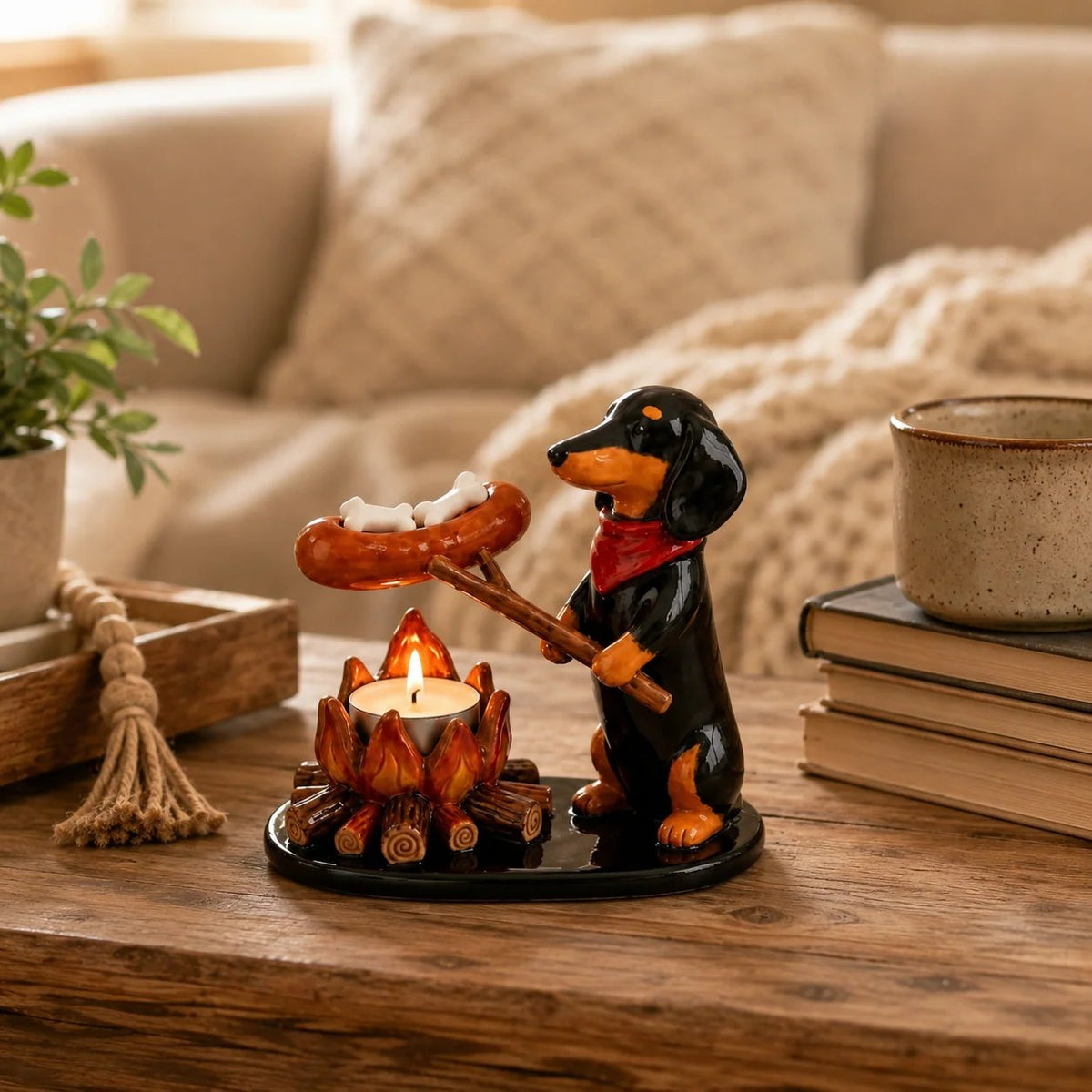 🐱🔥Cute Animal Campfire Tealight Candle Holder- 3 Styles Available