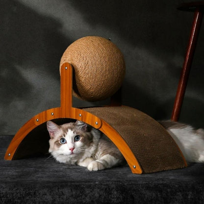 Cat Scratching Ball on Stand