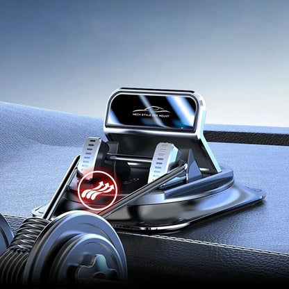 360° Swivel Car Phone Mount 🚗 – Adjustable Hands-Free Dashboard Holder