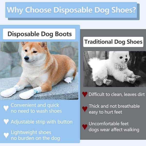 🐾 All-Weather Pet Paw Boots – Water-Resistant Protection for Walks & Outdoor Adventures 🌧️