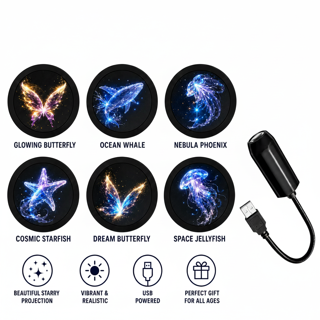✨HD Christmas Projector – 6 or 10 Festive Scenes(📦Buy 3 Free Shipping)