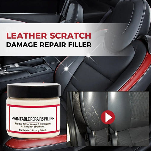 💯Leather repair cream – fills deep scratches & cracks, restores smooth feel, safe for all leather types