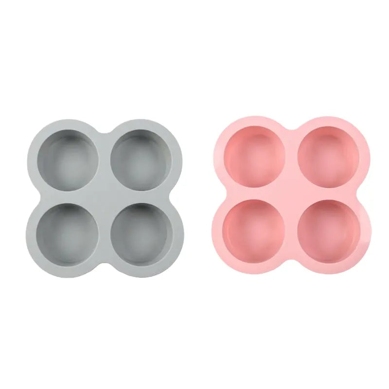 4-Cavity Silicone Cake Mold 🍰 – Perfect for Mousse & Desserts