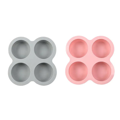 4-Cavity Silicone Cake Mold 🍰 – Perfect for Mousse & Desserts