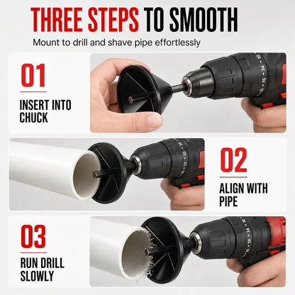 PVC Pipe Edge Finishing Tool 🔧 – Quick Chamfering & Deburring