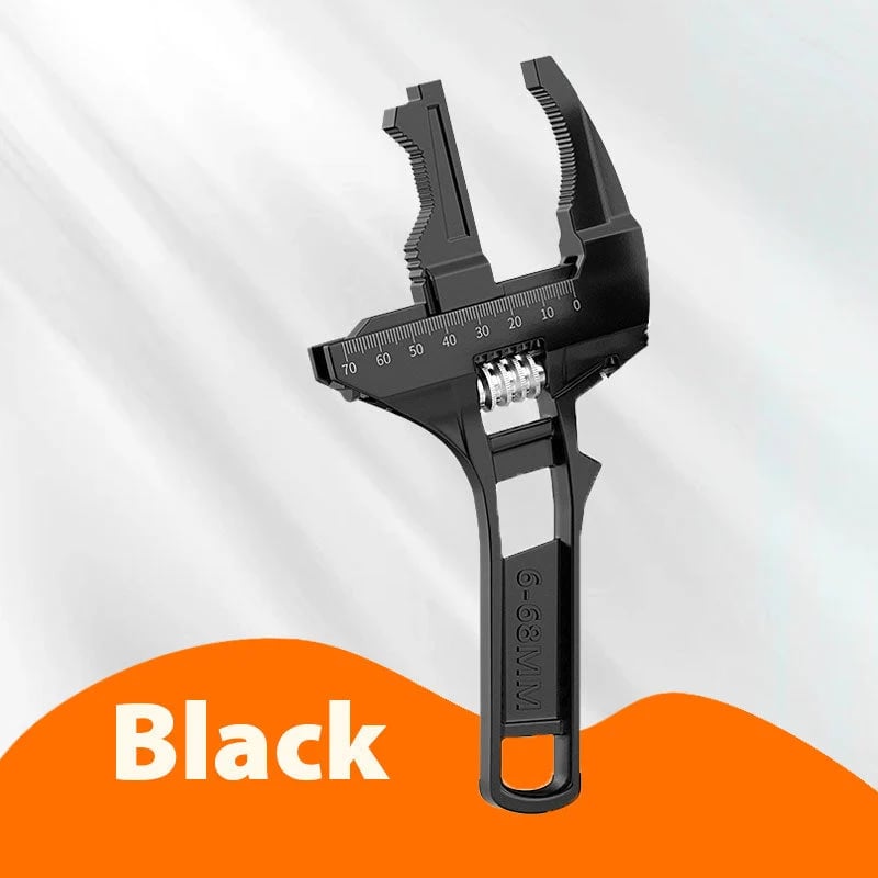 Reversible Plumbing Wrench 🔧 – Wide 6–68mm Jaw for Tight Sink Spaces