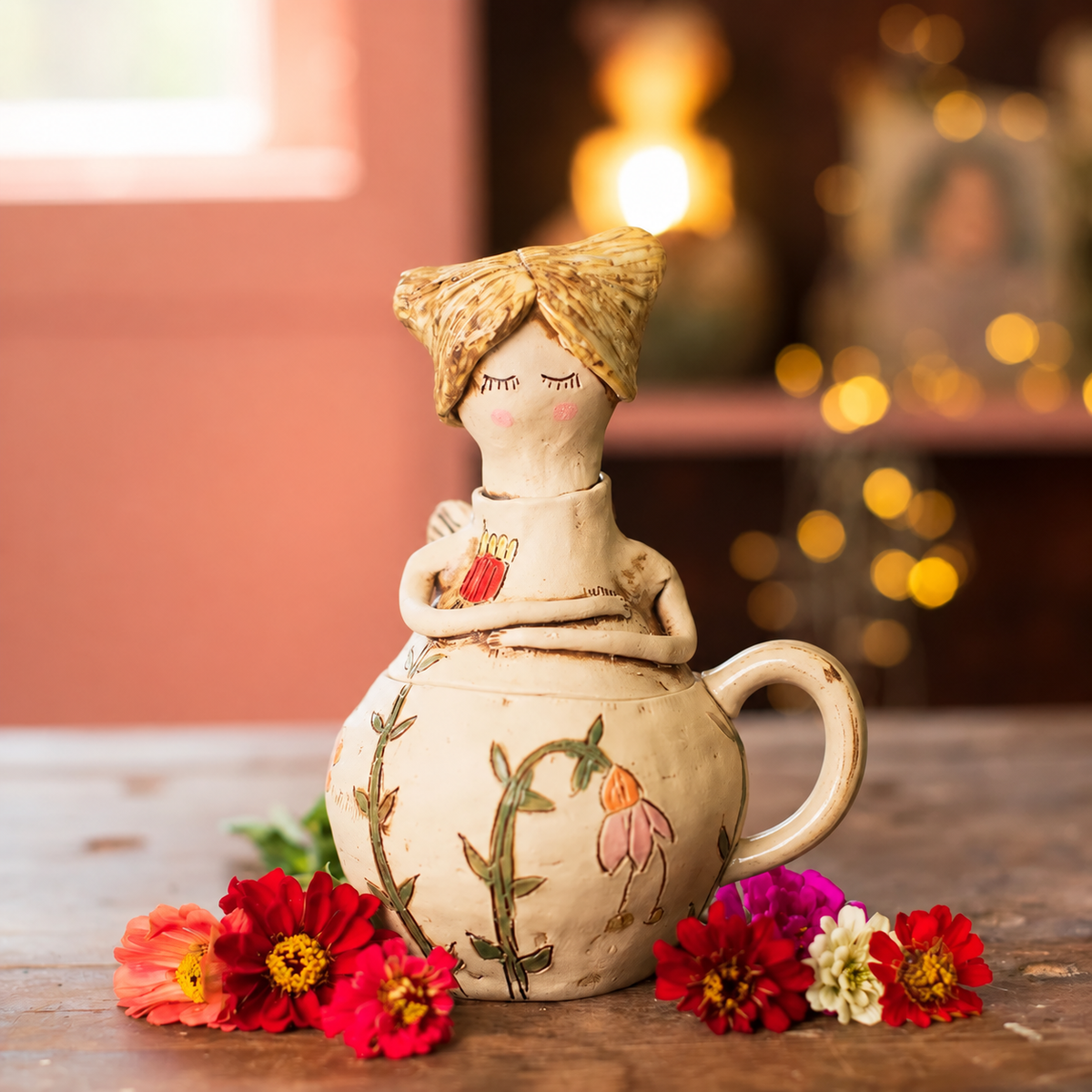 💖 Handmade Fairies Storage Jar/Mug