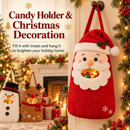 🍬 Christmas Candy Buddy Bag Collection – Festive Candy Holder & Christmas Gift Bag