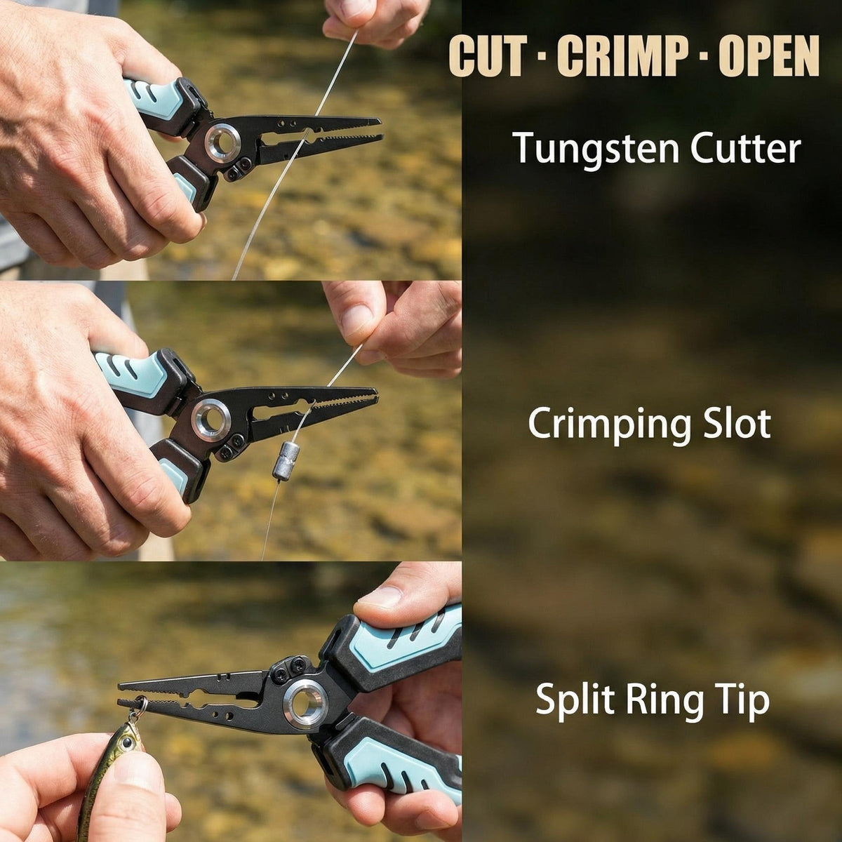 🎣🔧 Stainless Steel Multifunction Fishing Pliers – Cut, Grip & Tackle More Jobs