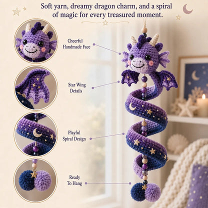 🐉 Beginner-Friendly DIY Enchanted Dragon Spiral Hanger Kit | Complete Set with All Supplies & Step-by-Step Instructions ❤️