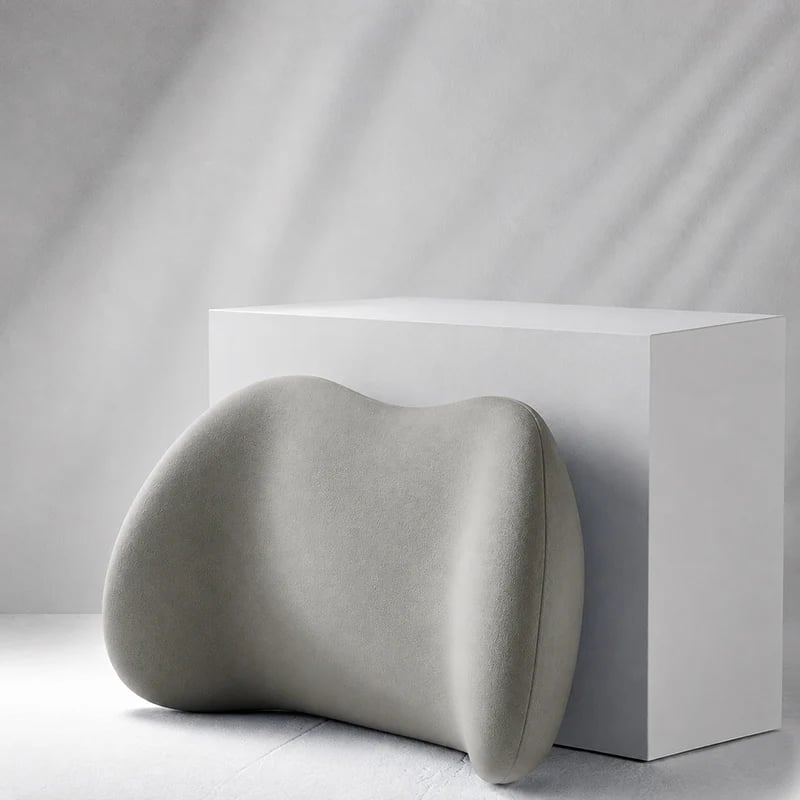 💯Car Neck & Lumbar Support Pillow Set – Memory Foam Headrest & Lower Back Cushion for Comfortable Driving