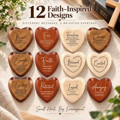 ⏳ Limited-time 49% OFF - ✝️🎁 Christian Pocket Heart Gift Set (Set of 12)