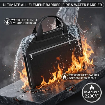 🔥 Heat-Shield A4 Document Case – Spacious Organizer for Files & Valuables