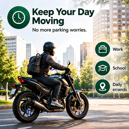 🏍️ Motorcycle Disc Brake Lock – Compact Security for Parked Bikes