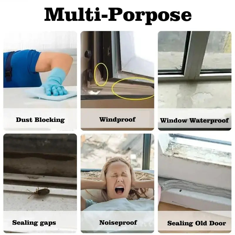 Waterproof Window Seal Tape 🪟 – Removable Draft & Leak Protection