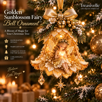 🧚‍♀️Christmas Fairy Bell Ornament ✨ – Delicate Woodland-Inspired Tree Decor