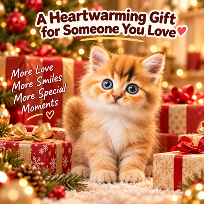 🎄49% OFF🐱🐾 Golden Buddy™  🎄49% OFF🐱🐾 Golden Buddy™  Realistic Robot Kitty – Interactive Walking & Meowing Companion