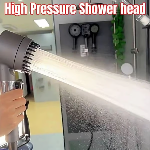 Multi-Spray Handheld Shower System 🚿 – Convenient Shower Head Upgrade