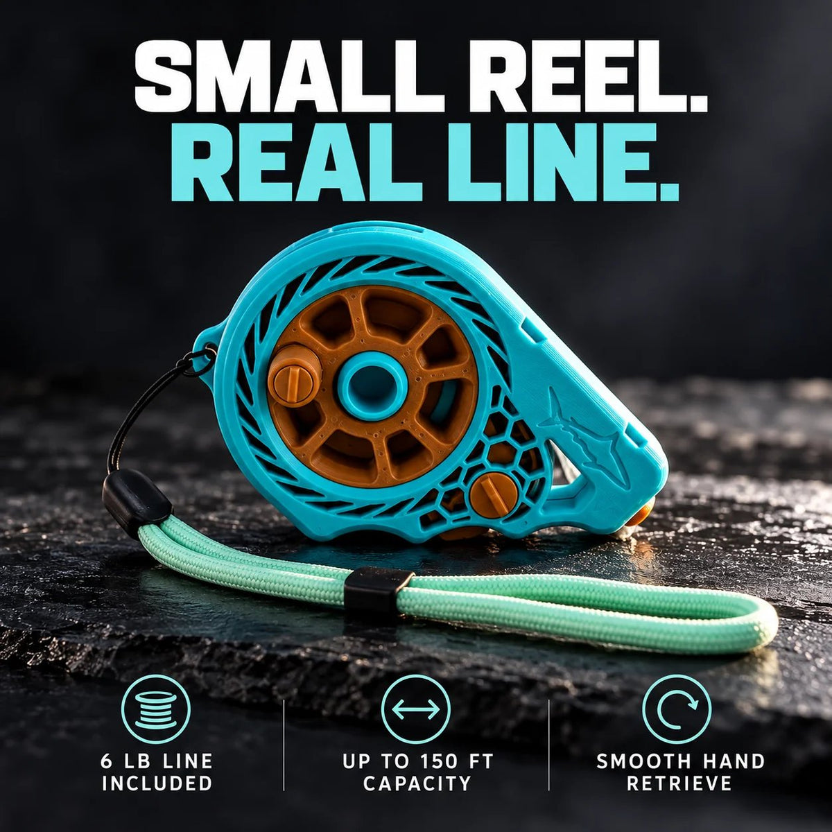 🎣 Pocket Fishing Reel — Ultralight Rodless Handline