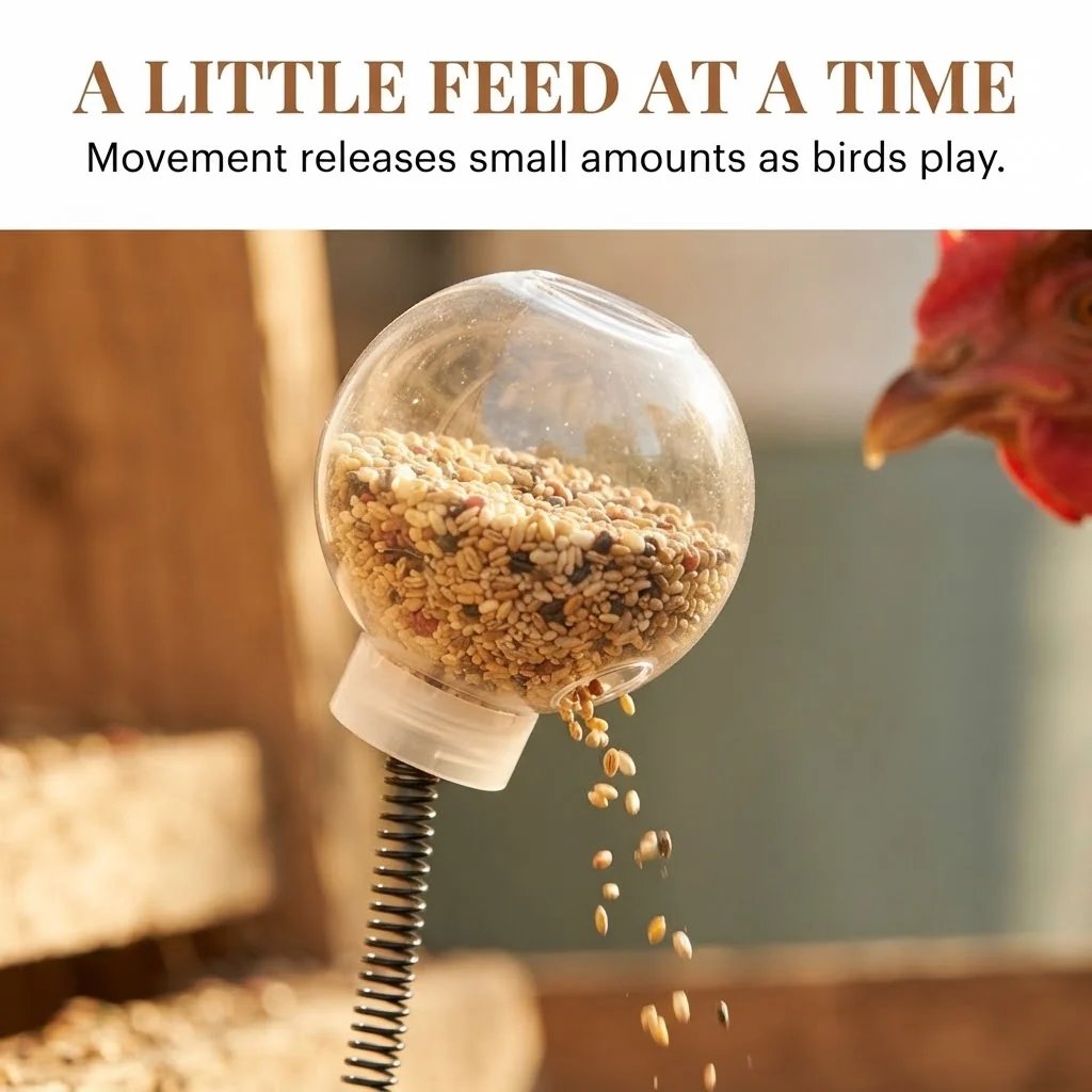 🐔 49% Off Ends Tonight | Peck & Play Hanging Chicken Treat Feeder